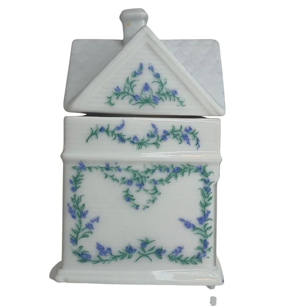 Lenox Spice Village Rosemary Porcelain House Jar 1989 Vintage Spice READ Desc.